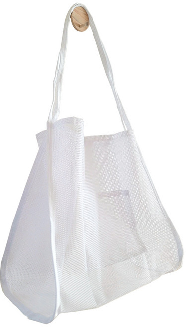 뷰레이터닷컴 미라클 빅사이즈 매쉬 수영가방, 화이트