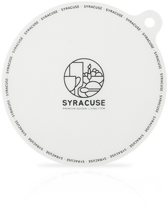 시라쿠스 인덕션 보호매트 원형 소 200mm, 그레이(심벌), 1개