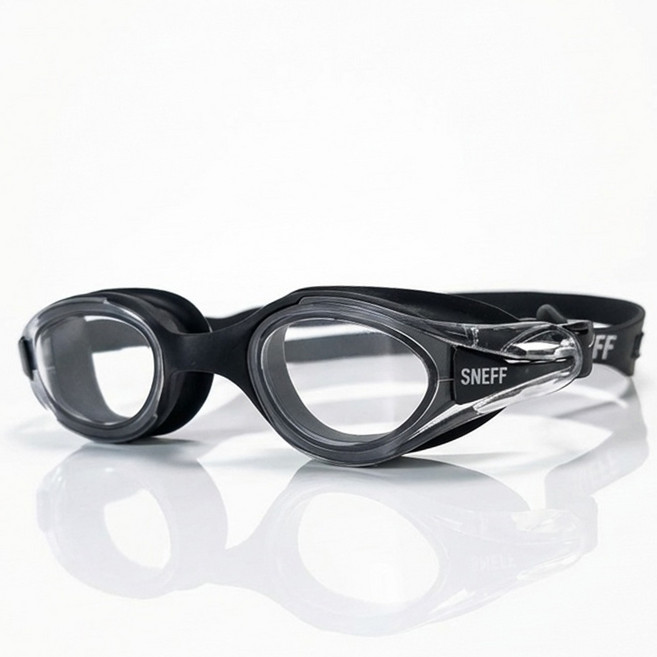 스네프 루미 어린이 수경 귀마개 전용케이스, 블랙(수경), 1개