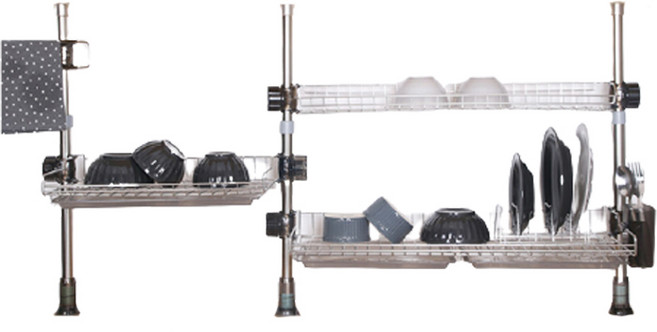 데코즈인 기둥식 알파 싱크선반 3단