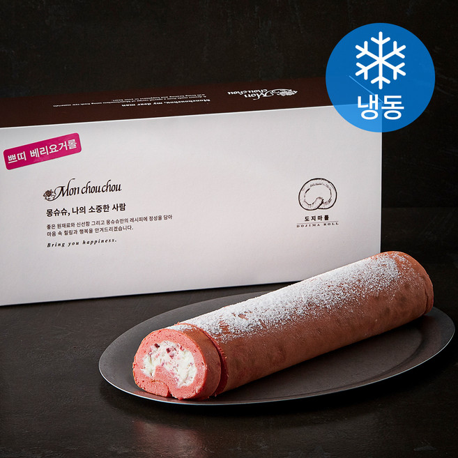 Monchouchou 쁘띠 베리요거롤 (냉동), 300g, 1개