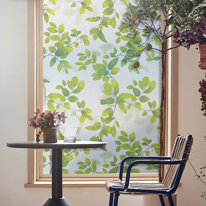 언헤브 마이홈 유리창 필름 시트지, 05푸르름, 40 x 200 cm