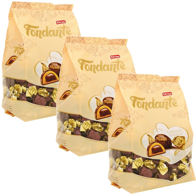 엘반 폰단테 카라멜향 토피, 150g, 3개