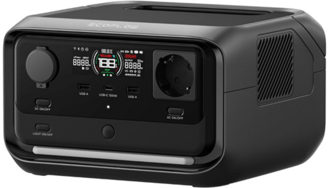 에코플로우 휴대 캠핑용 파워뱅크 리버3 플러스, 리버3 플러스 286Wh, 단품