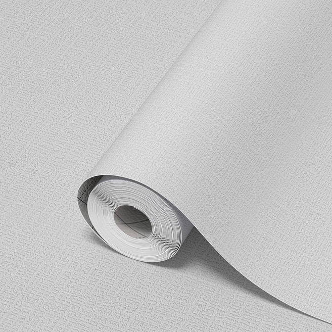 닥터하우스 풀없이 붙이는 접착식 슬림 실크벽지, 모던그레이
