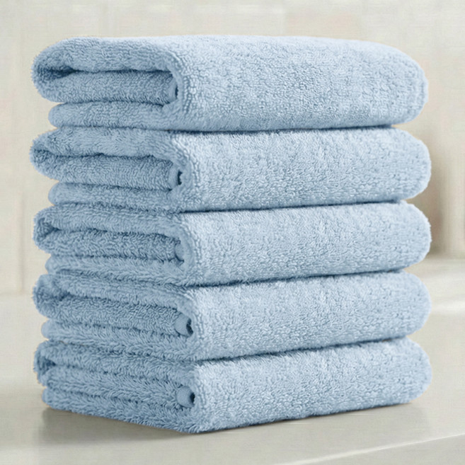 테리크 호텔수건 150g 30수 면사, 스카이블루, 5개
