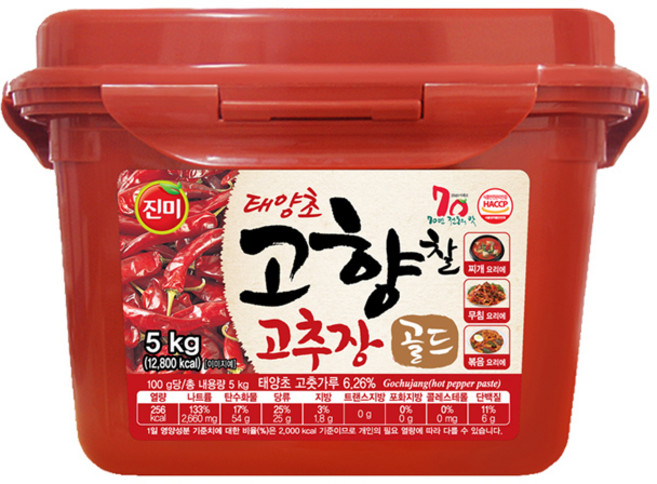 진미 태양초 고향 찰고추장 골드, 5kg, 1개