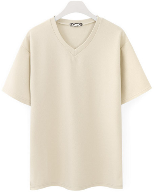 엠엔씨 남성용 리버플 브이 엠보 반팔티 MDST428LW