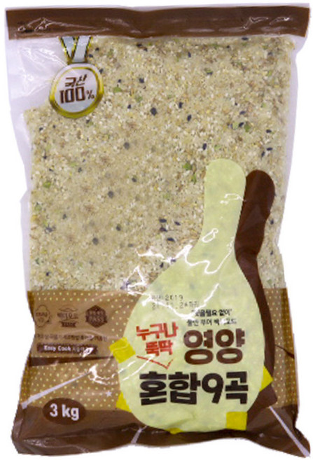 누구나뚝딱 영양 9곡, 1개, 3kg