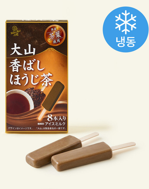 시로바라 유업 고소한 호지차 바 (냉동), 30ml, 8개입, 1개