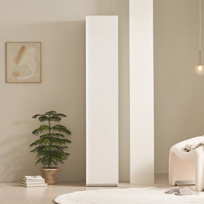 삼익가구 리뉴 키큰 옷장 400 옷장형 방문설치, 화이트