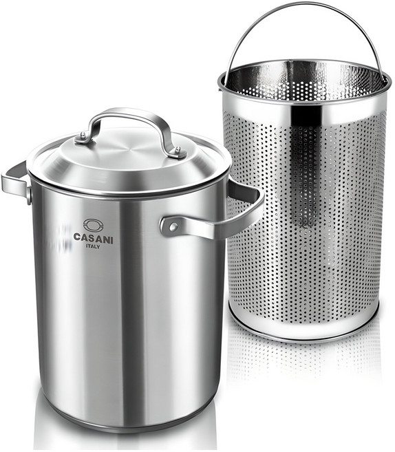 Casani Cucina IH 全不鏽鋼多功能鍋 4.3L, 16cm, 1個