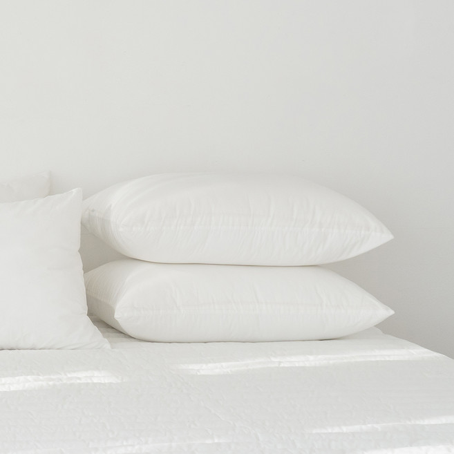 그래이불 오가닉 100수 고밀도 순면 베개커버 2p, 화이트