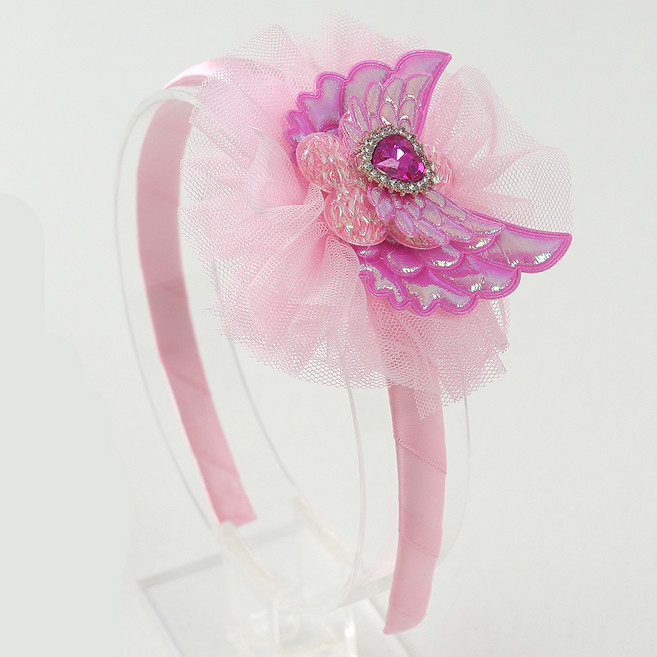 아동용 하트 날개 트윙클 머리띠