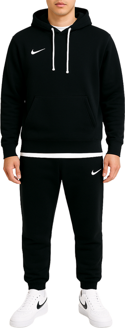 NIKE 耐吉 男款 NSW Swoosh 連帽T恤 + 束口褲運動套裝