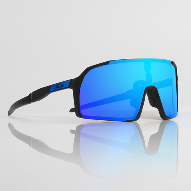 가빈 스타일호른 스포츠 고글 G103 + 도수클립 세트, C02 블랙 + 블루미러, 1세트