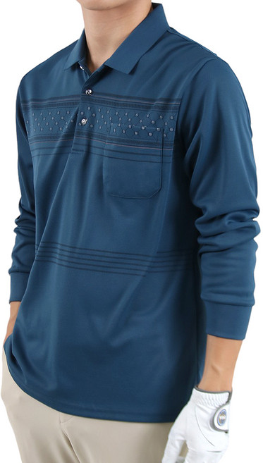 남성용 부드러운 면혼방 카라 티셔츠 YTN124