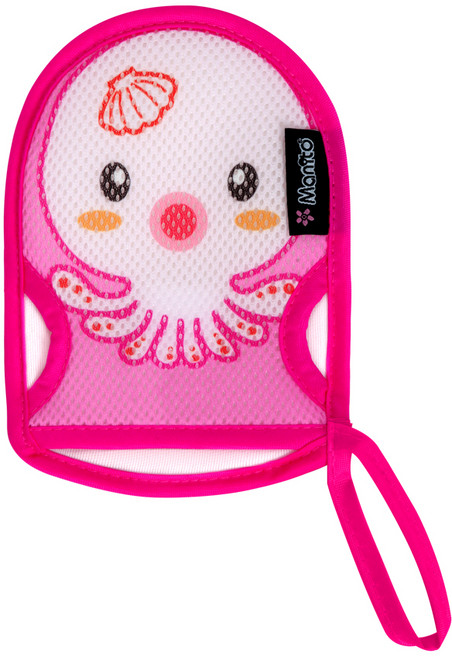 마니또 쥬쥬 유아 목욕장갑, 옥토퍼스(키즈), 1개