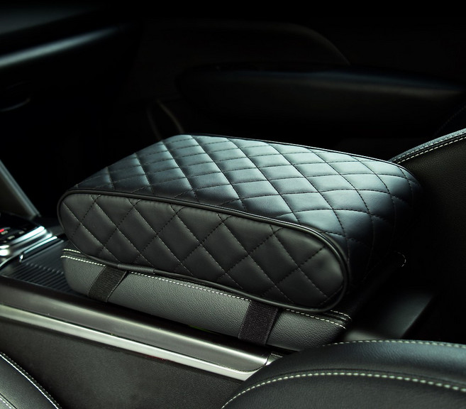 시크릿 차량용 모자이크 콘솔 팔쿠션, 1개