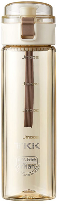 TKK Tritan 辛格運動水壺, 奶咖白, 550ml, 1個