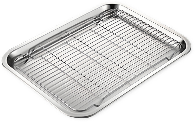 아워웍스 스텐 업소 가정용 밧드 세트, 1세트, 트레이 + 망