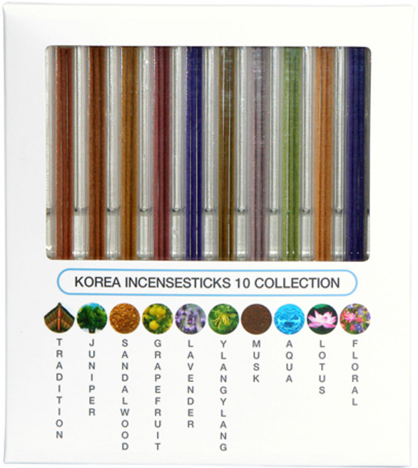 인센스월드 인센스 스틱 10종 세트, 한국