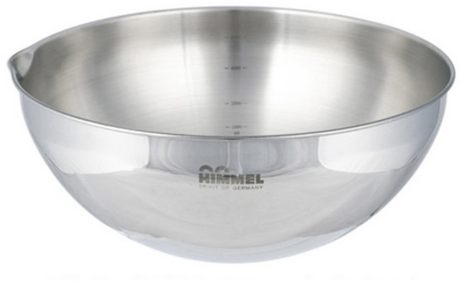 HIMMEL 不鏽鋼攪拌碗 5L, 攪拌碗, 1個