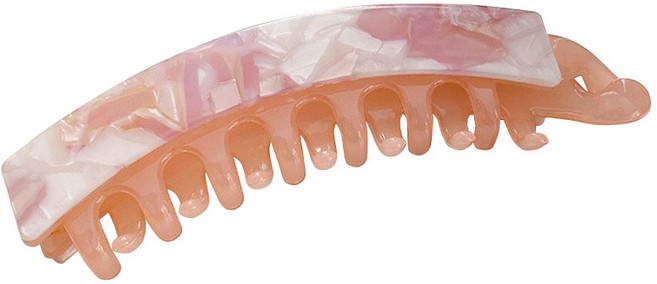 수스다 바나나 클립 헤어핀 마블 패턴 집게핀