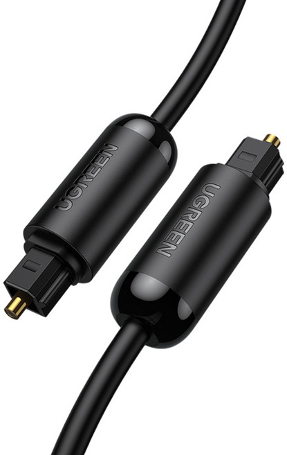 유그린 디지털 광 오디오 각대각 케이블, 1개, 1m