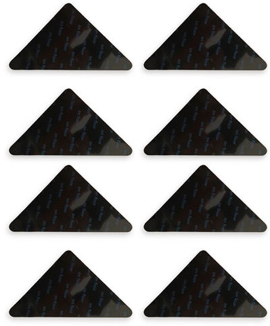 생활살림 이불 러그 밀림방지 양면 젤 패드 삼각형, 8개