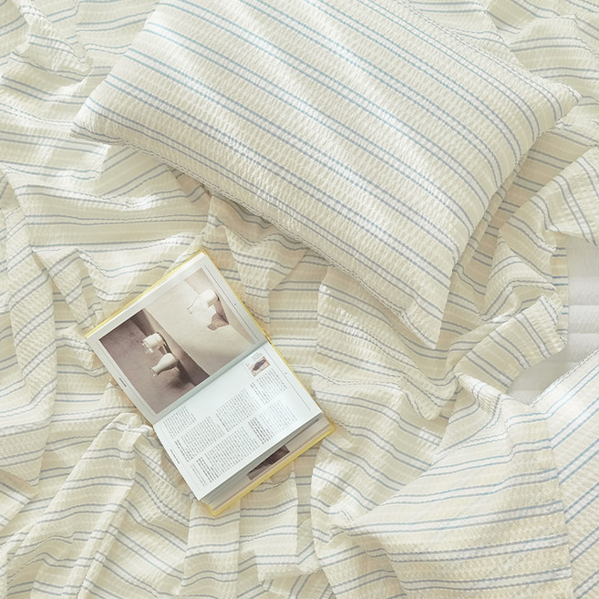 마틸라 디어썸머 시어서커 여름 홑이불, 블루샌드