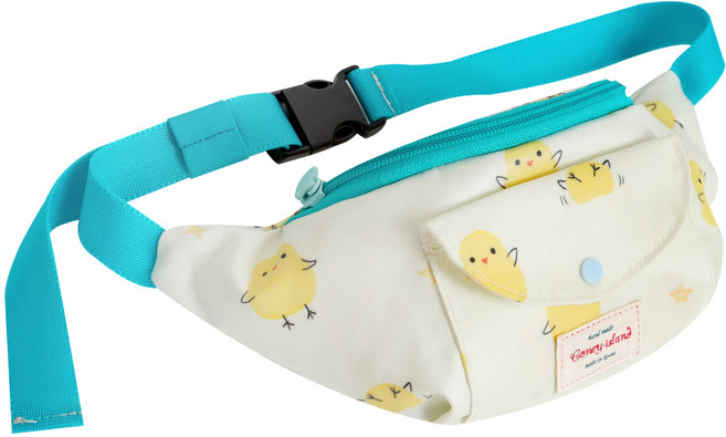 코니아일랜드 유아용 양면방수 힙색