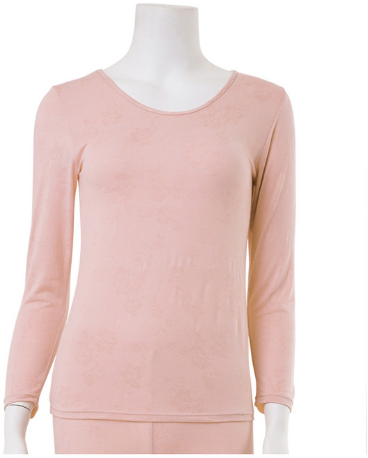 캐리루시 여성용 자가드모달 9부 상의 내의