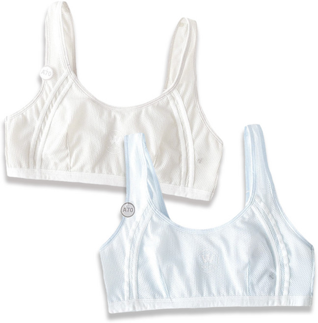 주니데이 메쉬 파스텔 브라 1단계 2종 세트