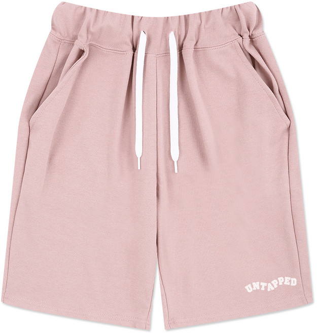 언탭트 빅사이즈 웨이브로고 트레이닝 반바지