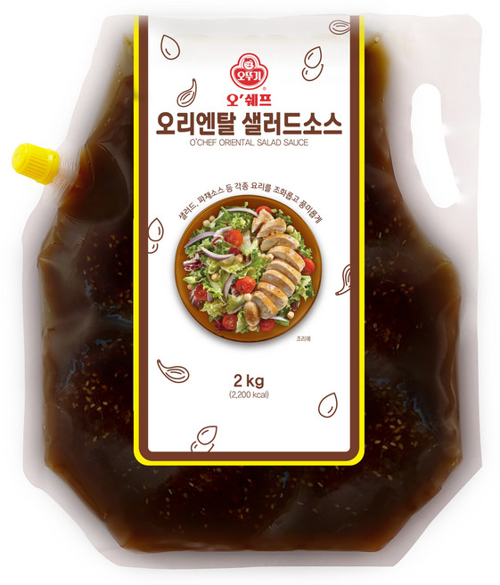 오뚜기 업소용 오리엔탈 샐러드 소스, 2kg, 1개