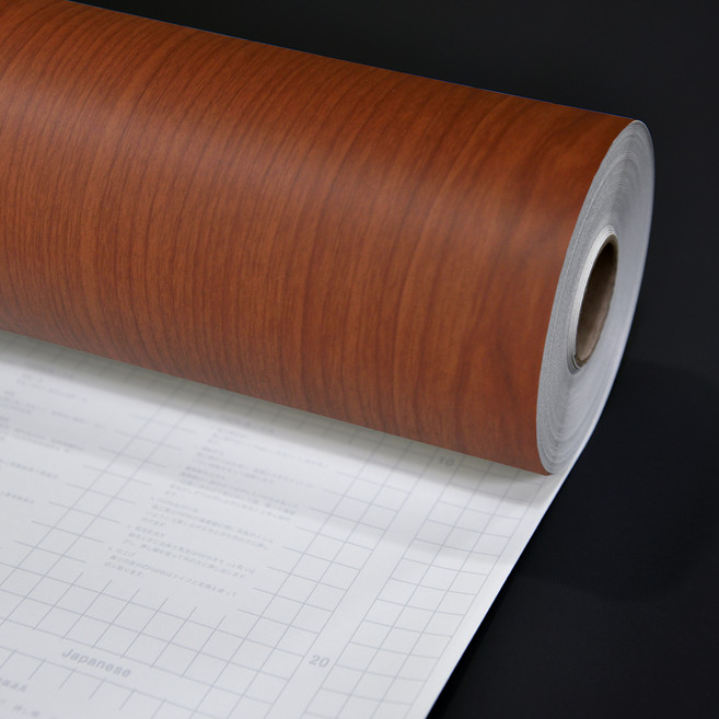 데코리아 셀프 접착식 주방 가구 원목 우드 데코레이션 무늬시트지 RTW, RTW-205진체리, 100cm x 5m