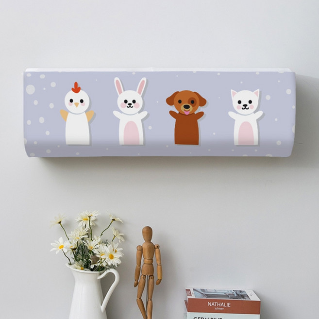 언헤브 벽걸이 에어컨 커버, D 겨울