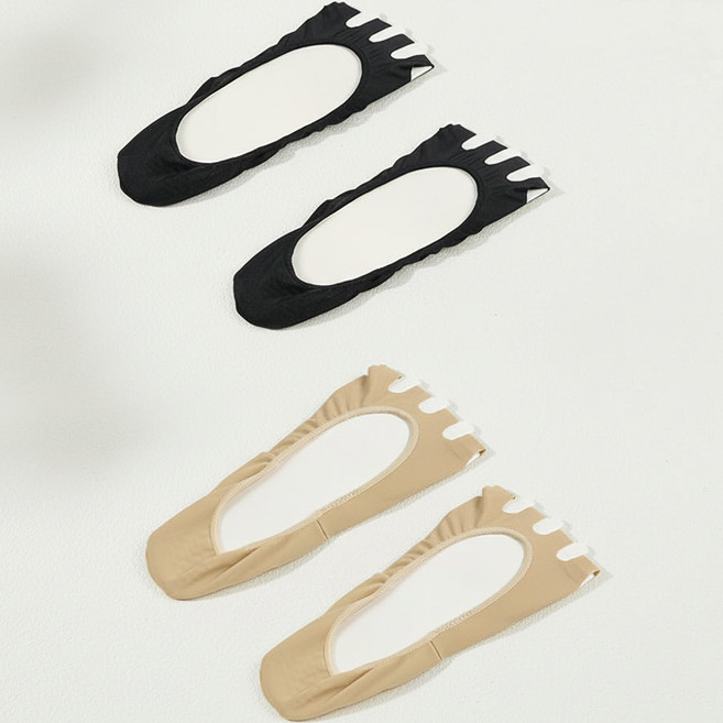 알럽홈 충격 방지 쿠션 발가락 분리 발편한 덧신 2켤레 세트 L264-0035FR