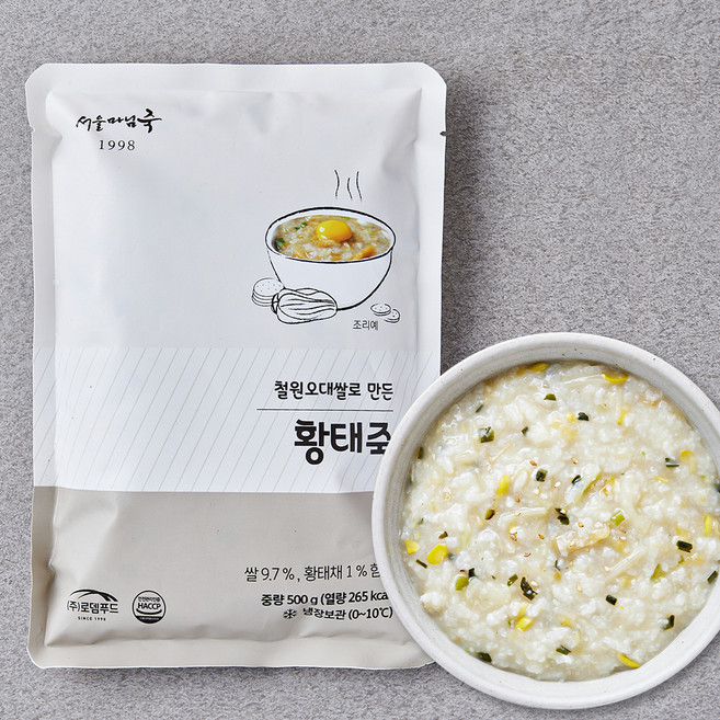 서울마님죽 황태죽 (냉장), 500g, 1개