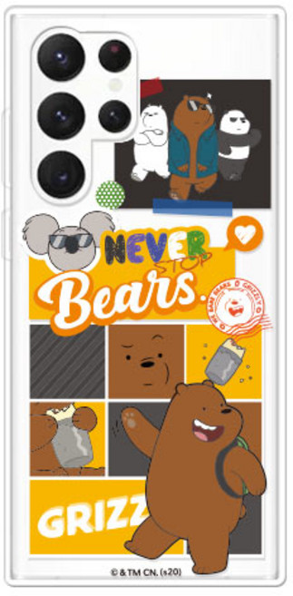 코쿼드 위베어베어스 포토앨범 클리어 휴대폰 케이스