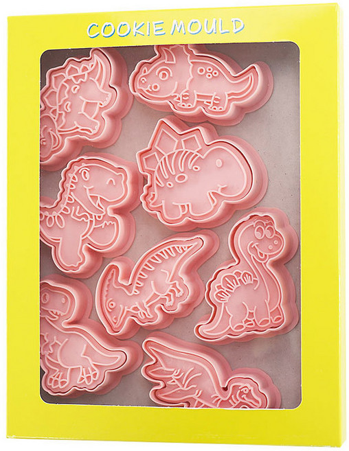 공룡 푸쉬커터 8종 세트, 1세트