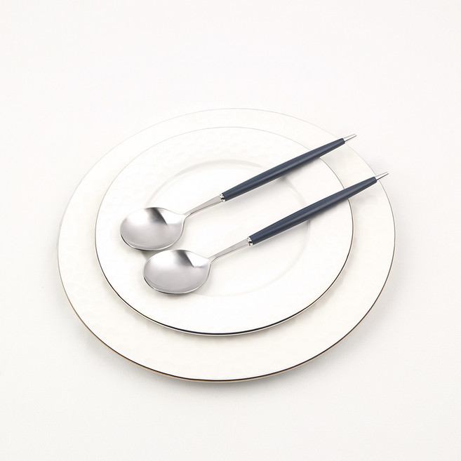 보겐 몽블랑 큐티 커트러리 디너스푼, 블루, 2개