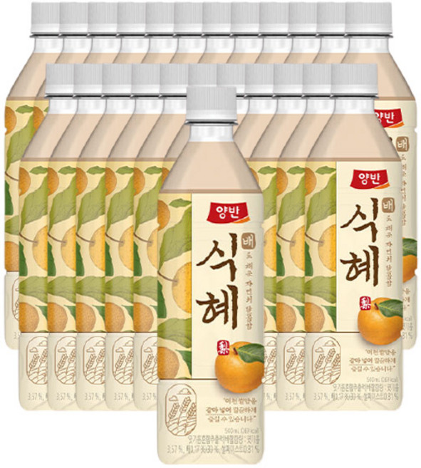 양반 배 식혜, 500ml, 24개