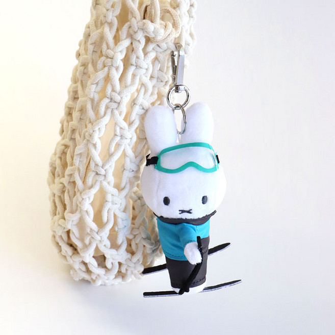 many A little Miffy冬季奧運滑雪鑰匙圈, Miffy, 1個, 13cm