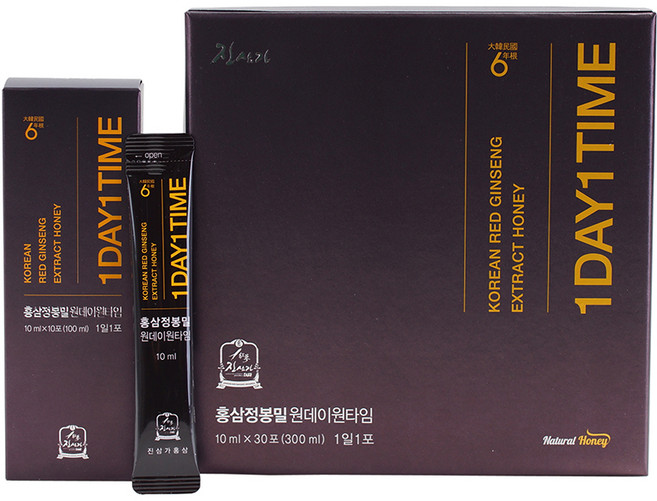 진삼가 홍삼정 봉밀 원데이 원타임, 300ml, 1개