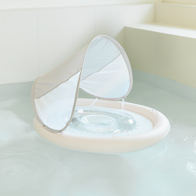 맘앤리틀 유아용 더블링 보행기 튜브, 핑크 베이지, 1개