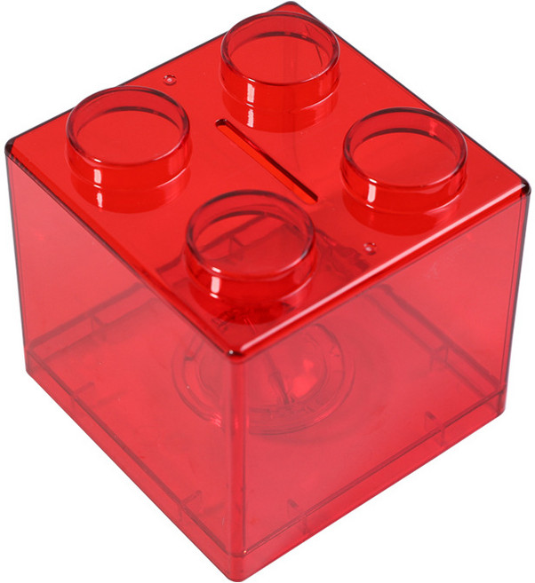 티지컴퍼니 블록 저금통, 레드, 1개