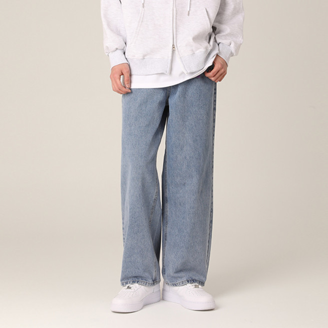 엠엔씨 남성용 빅사이즈 와이드 청바지 MDIP503KD