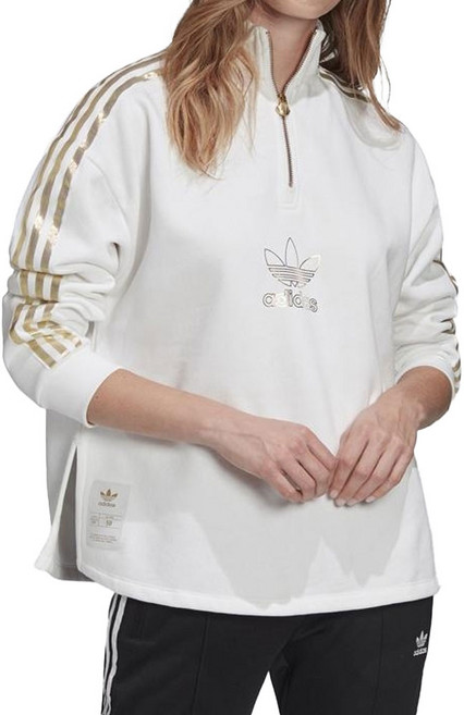 adidas 愛迪達 四分之一拉鍊上衣 GK172